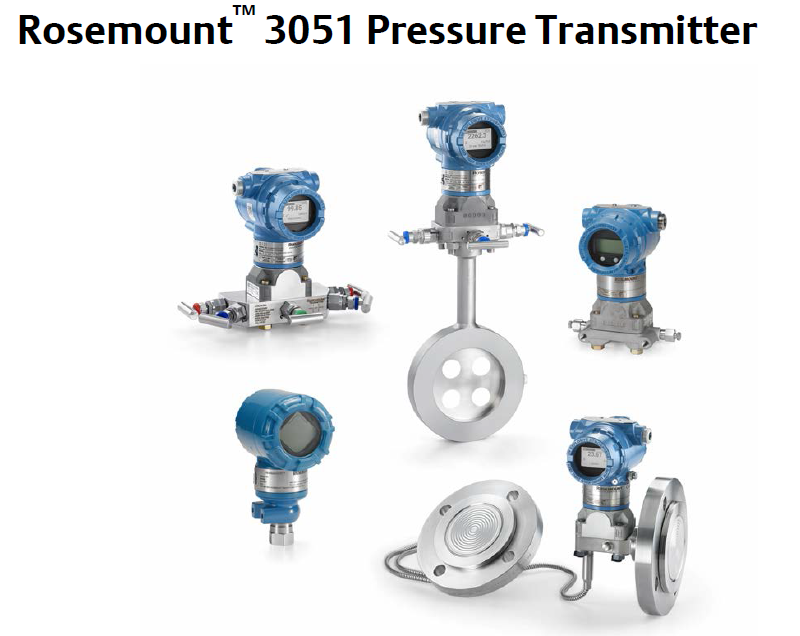 3051 Rosemount pressure transmitters