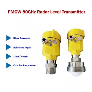 FMCW 80G radar level meter produced by WEpower electronic