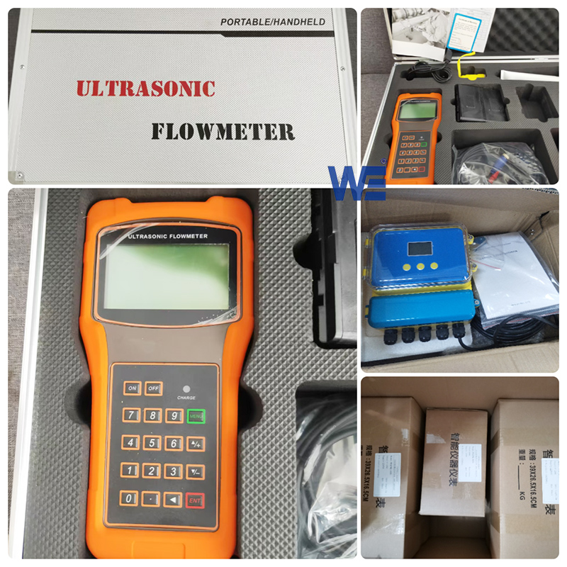 Clamp-on ultrasonic flow meter-package