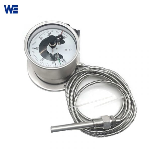 Electric contact capillary thermometer Bimetallic thermometer