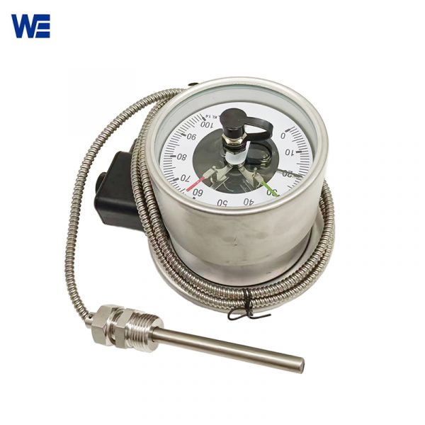 Electric contact capillary thermometer produced by Wepower electronic