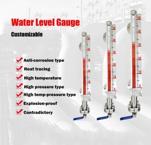 Magnetic float level gauge prodeced by Wepower electronic