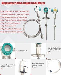 Magnetostrictive Level Meter produced by Wepower electronic