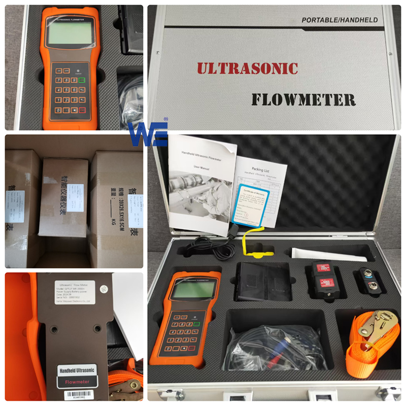 Portable ultrasonic flow meter-package-Wepower electronic