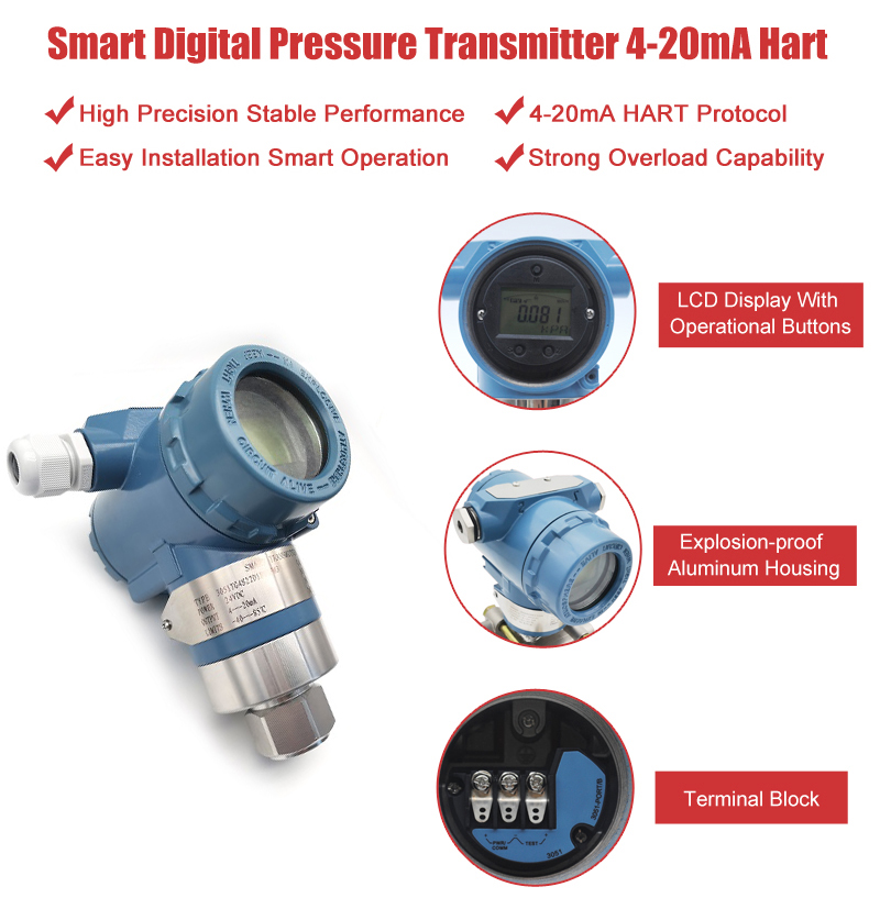 3051TG pressure transmitter Hart