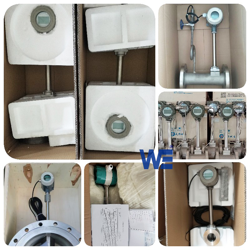 Vortex flow meter-package