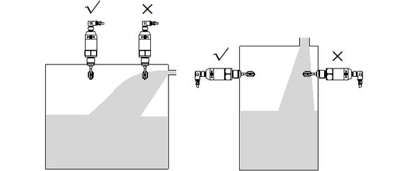 WPX503 Vibrating level switch-installation