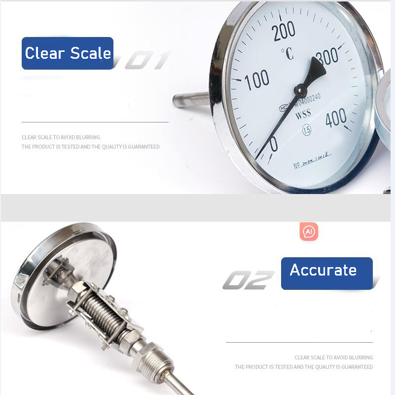 bimetal type temperature gauge