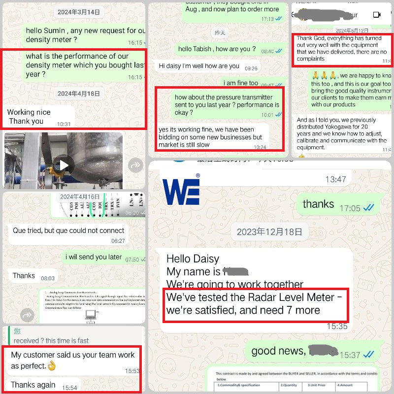 customer high comments about our goods and service