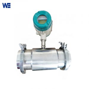 digital turbine flow meter For hygienic sanitary industry alcohol