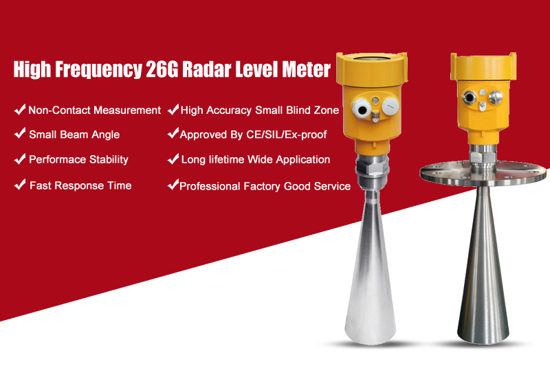 26G radar level meter produced by WEpower electronic