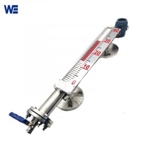 magnetic float level gauge with 4-20mA produced by Wepower electronic