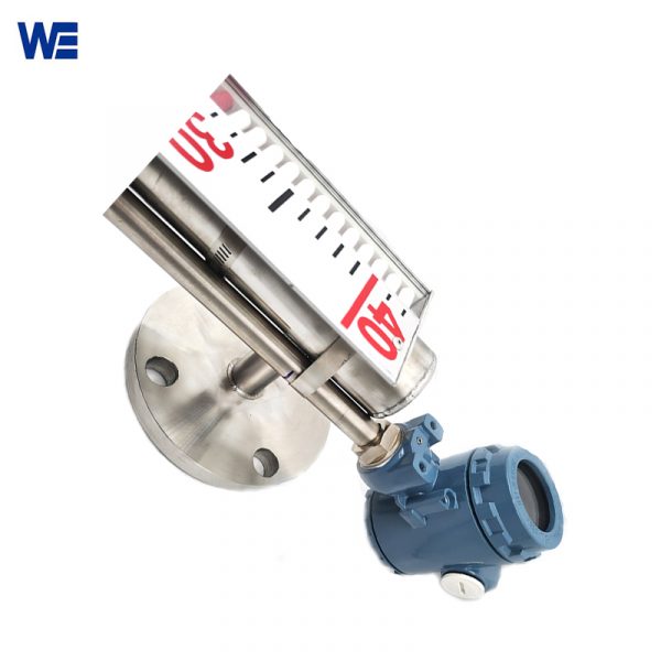 magnetic float level gauge with 4-20mA produced by Wepower electronic