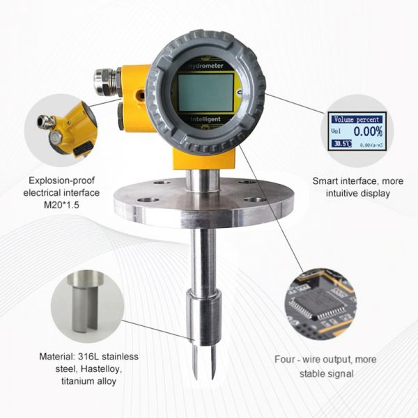 online hydrometer tuning fork type concentration meter