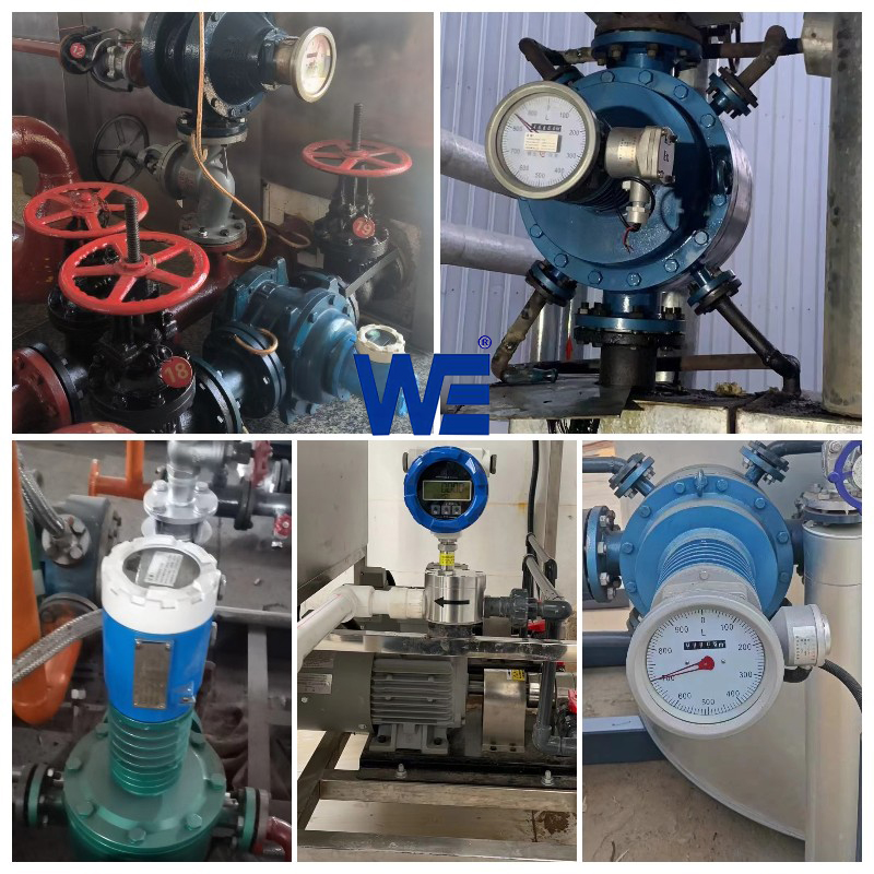 oval gear flow meter site photo