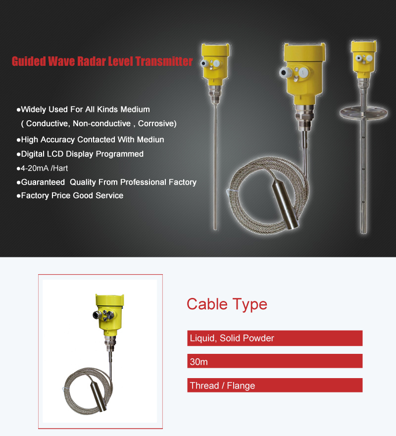 guided wave level meter produced by WEpower electronic