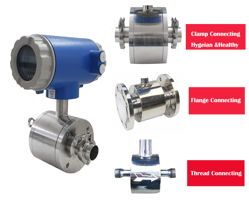 sanitary type mag flow meter