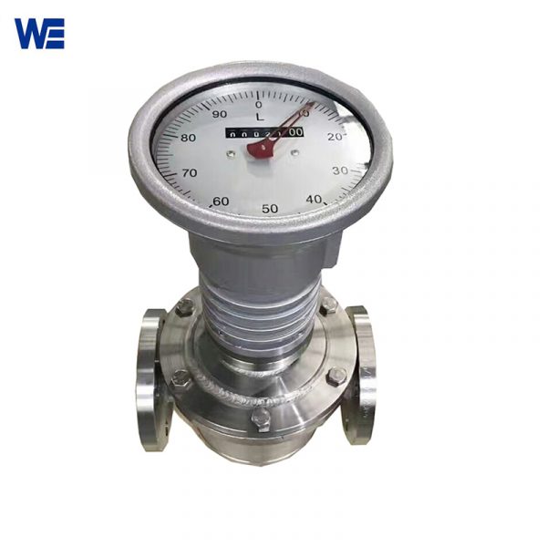 stainless body oval gear flow meter high temperature