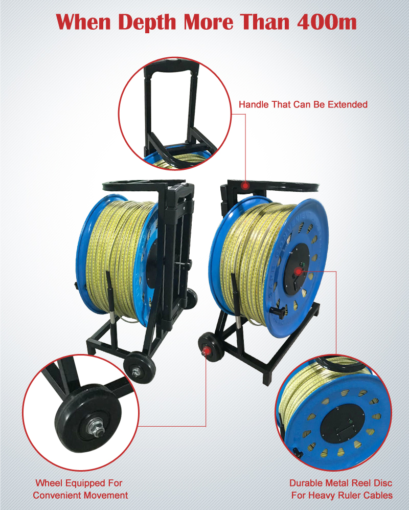 tape cable well depth level meter-Wepower electronic