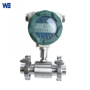 turbine flow meter tri-clamp connecting sanitary type