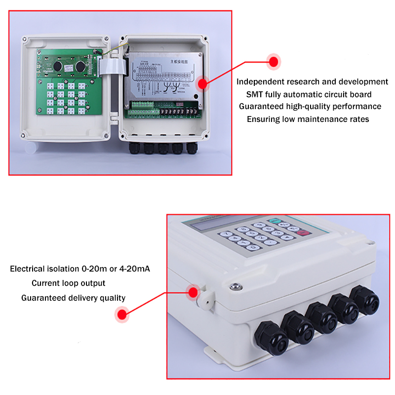 wall-mounted ultrasonic flow meter details