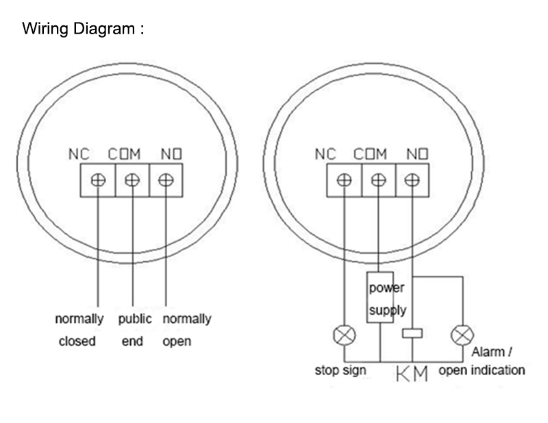 wiring diagram of side mounted float level switch